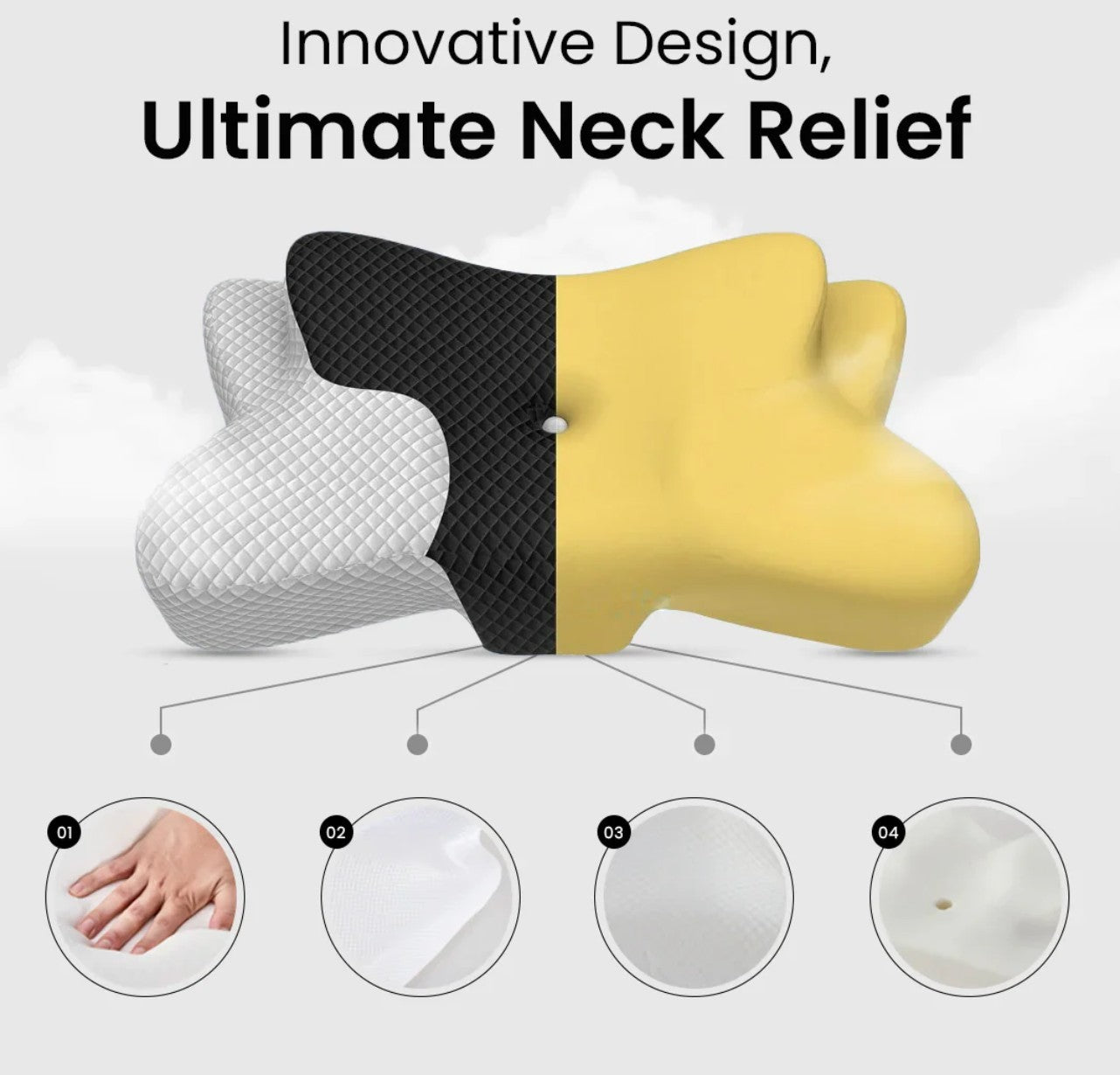BEAUTIQE™ - SLEEP AID PILLOW